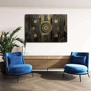 Golden Symphony Mexican Wall Art | MusaArtGallery™