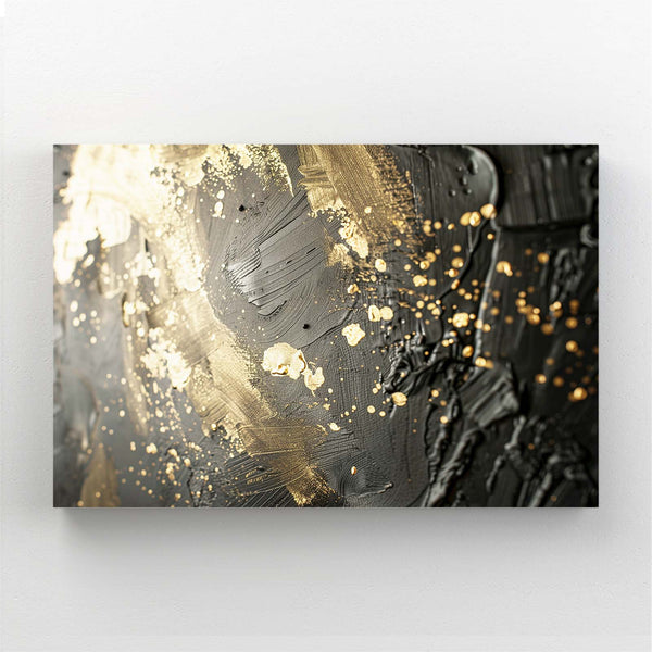 Golden Texture Abstract Art | MusaArtGallery™