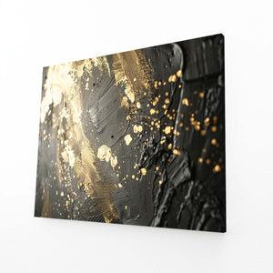 Golden Texture Abstract Art | MusaArtGallery™