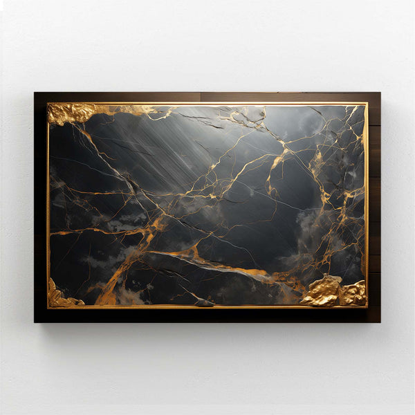 Golden Veins Abstract Art | MusaArtGallery™