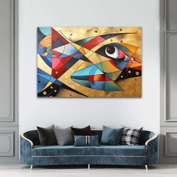 Golden Vision Mexican Wall Art | MusaArtGallery™