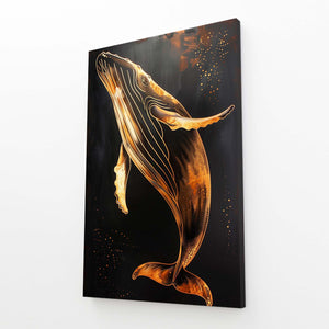 Golden Whale Art | MusaArtGallery™