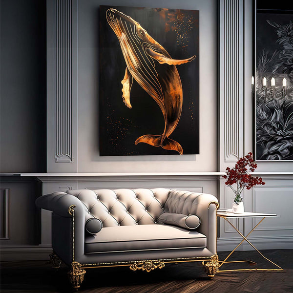 Golden Whale Art | MusaArtGallery™