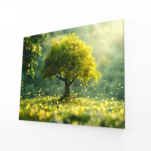 Golden Whisper Tree Art | MusaArtGallery™