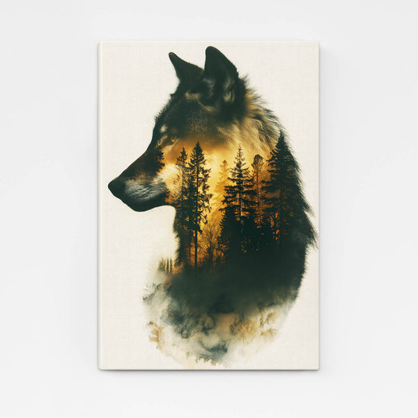 Golden Wolf Art | MusaArtGallery™