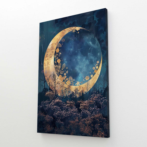 Gorgeous Moon Canvas Art  | MusaArtGallery™