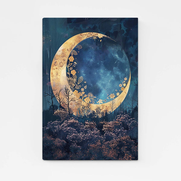 Gorgeous Moon Canvas Art  | MusaArtGallery™