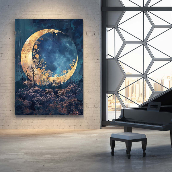 Gorgeous Moon Canvas Art  | MusaArtGallery™