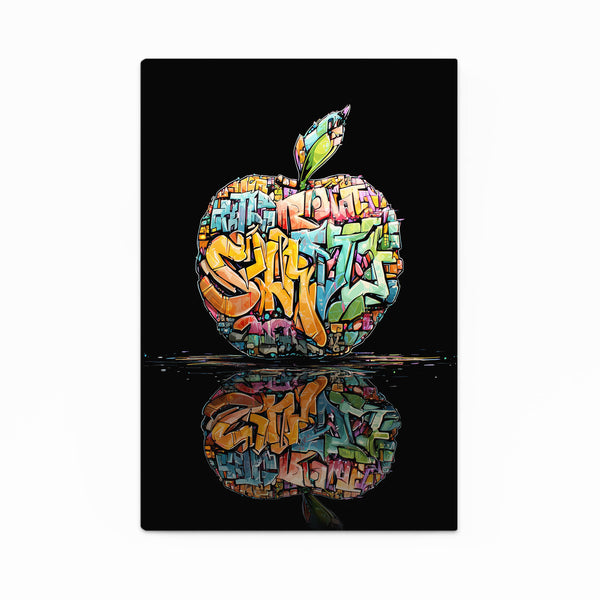 Graffiti Apple Wall Art