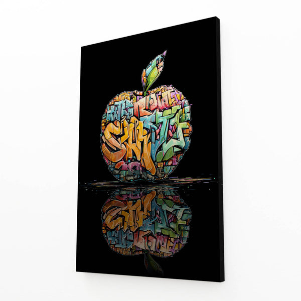 Graffiti Apple Wall Art