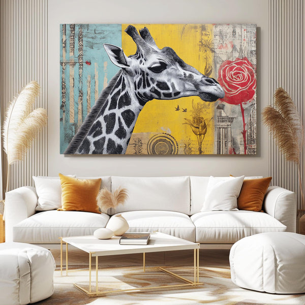 Graffiti Giraffe Print