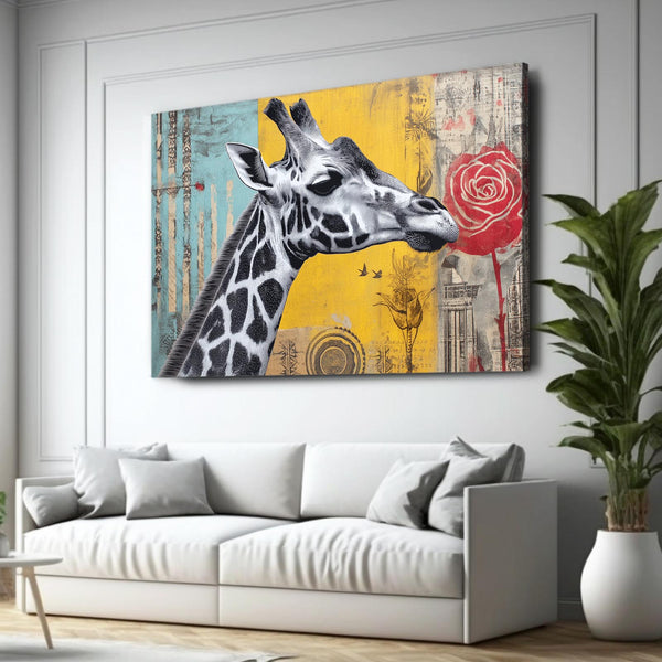 Graffiti Giraffe Print