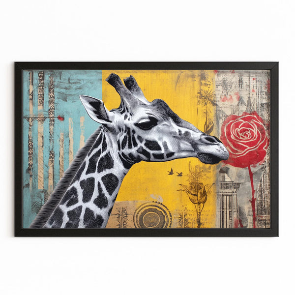 Graffiti Giraffe Print