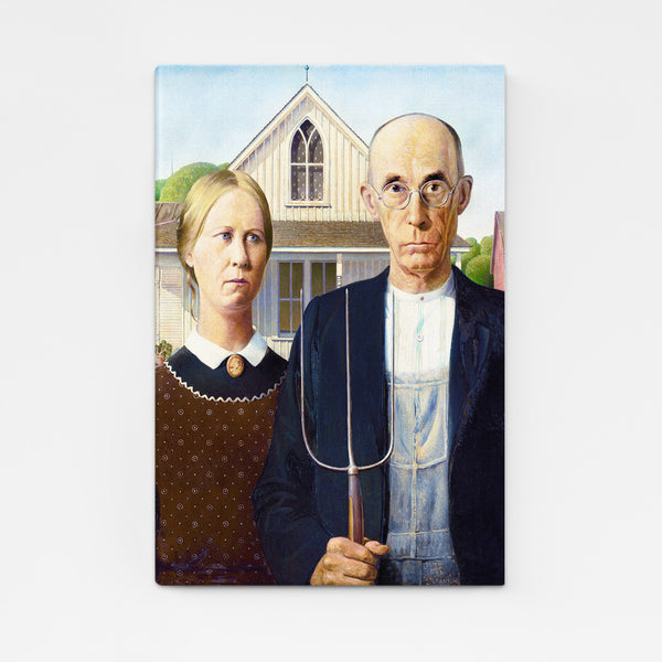 Grant Wood Classic Art | MusaArtGallery™ 