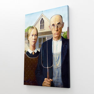 Grant Wood Classic Art | MusaArtGallery™ 