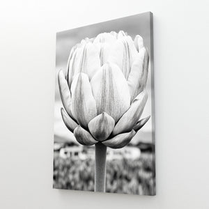 Gray Flower Wall Art