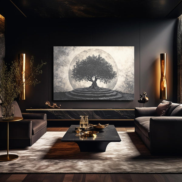 Gray Tree Of Life Wall Art