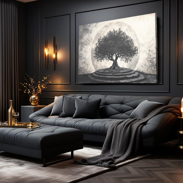 Gray Tree Of Life Wall Art