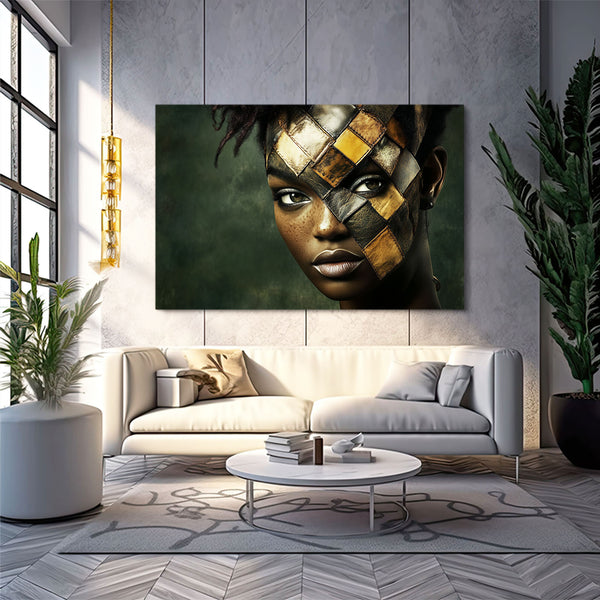 Green African American Wall Art