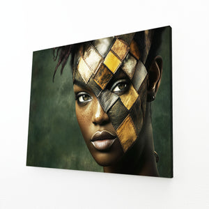 Green African American Wall Art