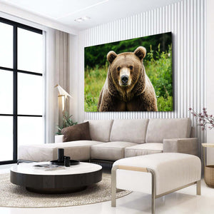 Green Bear Print