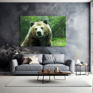 Green Bear Wall Art