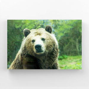 Green Bear Wall Art
