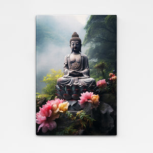 Green Buddha Wall Art | MusaArtGallery™