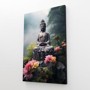 Green Buddha Wall Art | MusaArtGallery™