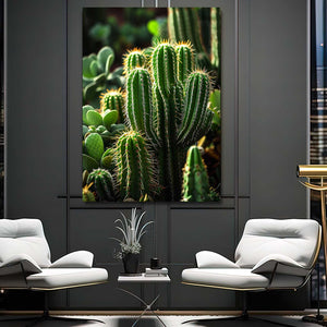 Green Cactus Art | MusaArtGallery™