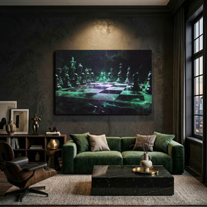 Green Chess Fantasy Art