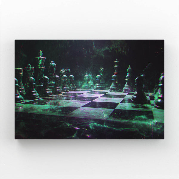 Green Chess Fantasy Art