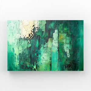 Green Depth Abstract Art | MusaArtGallery™