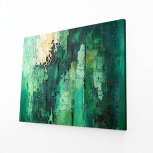 Green Depth Abstract Art | MusaArtGallery™