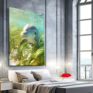 Green Dolphin Art