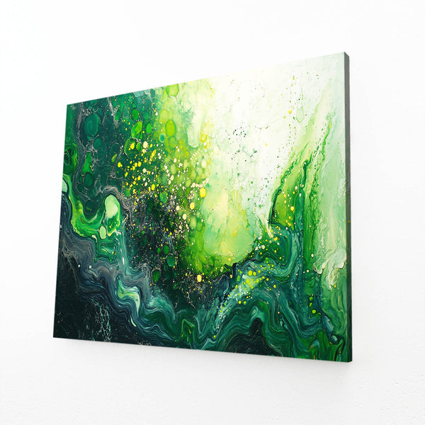 Green Energy Abstract Art | MusaArtGallery™