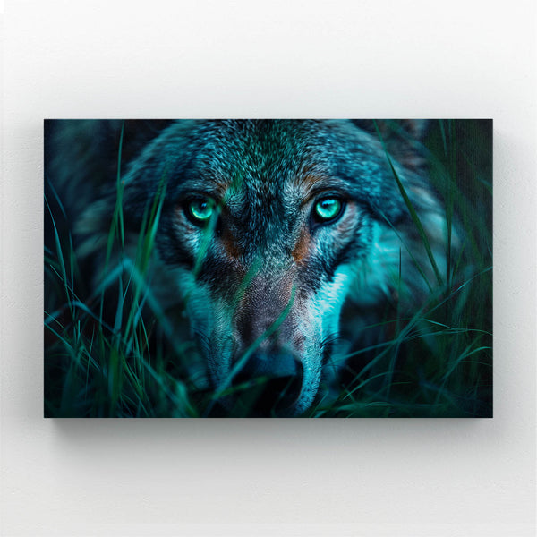 Green Eyes Wolf Art   | MusaArtGallery™