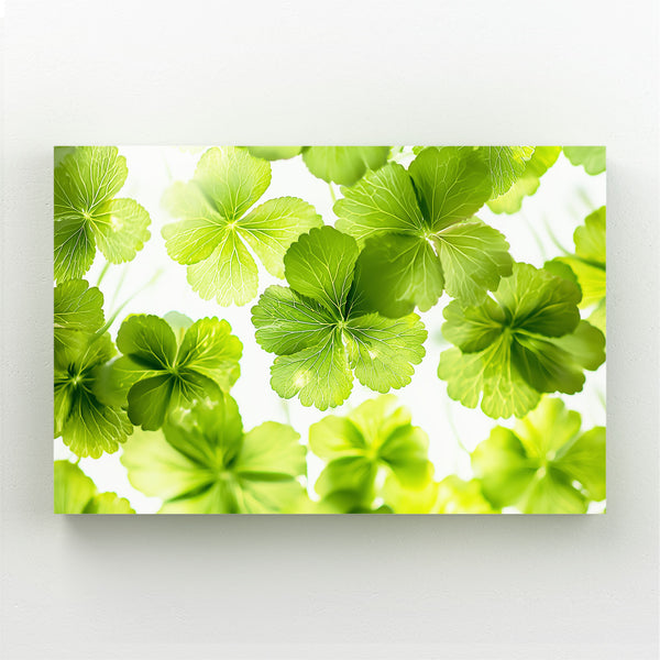 Green Flower Wall Art