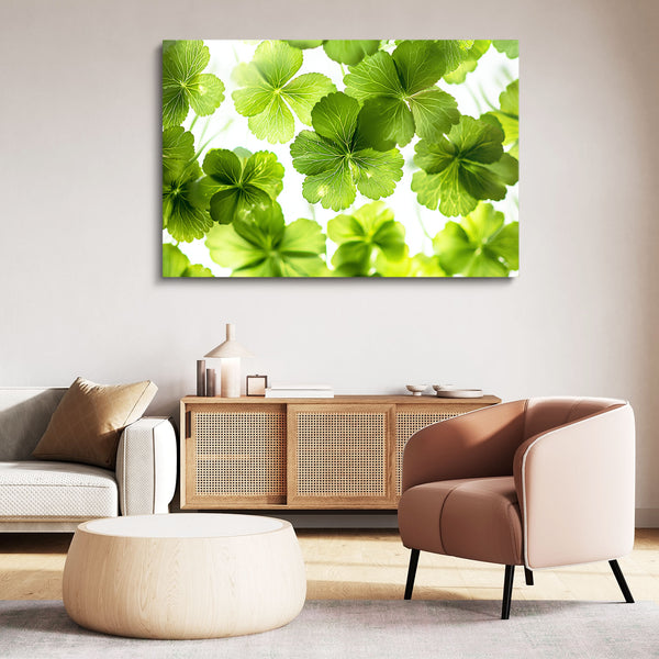 Green Flower Wall Art