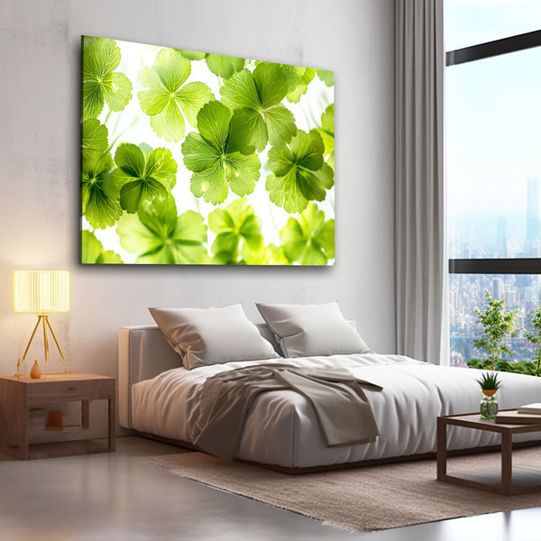 Green Flower Wall Art