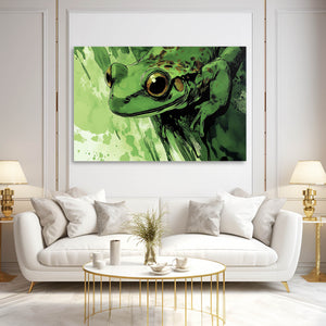 Green Frog Art