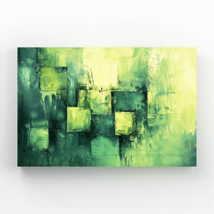 Green Harmony Abstract Art | MusaArtGallery™