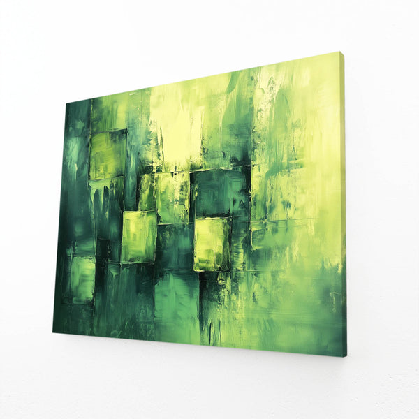 Green Harmony Abstract Art | MusaArtGallery™