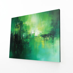 Green Horizon Abstract Art | MusaArtGallery™