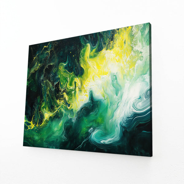 Green Inferno Abstract Art | MusaArtGallery™