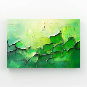 Green Mosaic Abstract Art | MusaArtGallery™