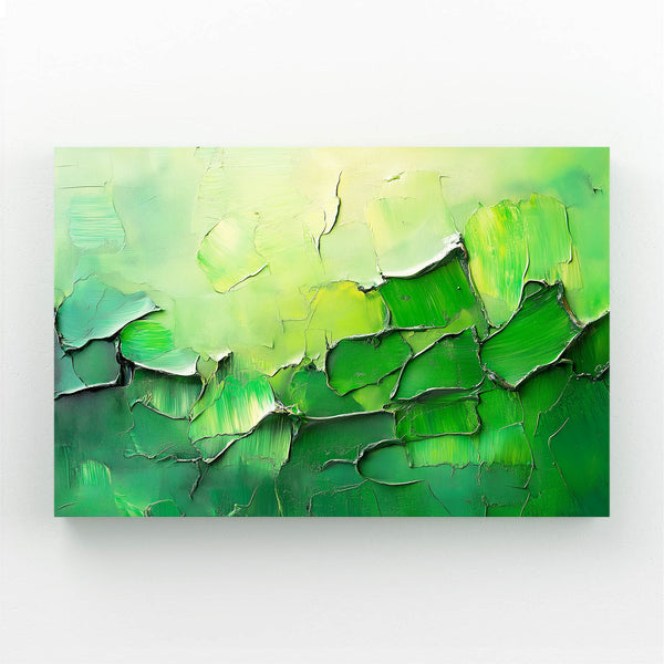 Green Mosaic Abstract Art | MusaArtGallery™