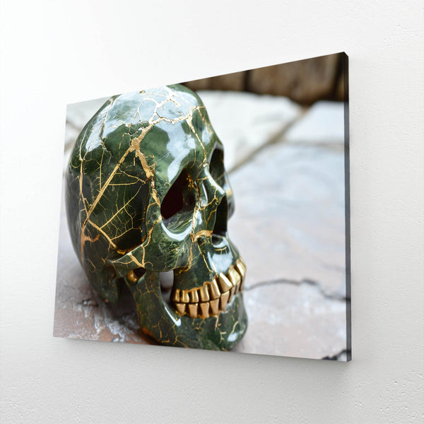 Green Skull Wall Art | MusaArtGallery™
