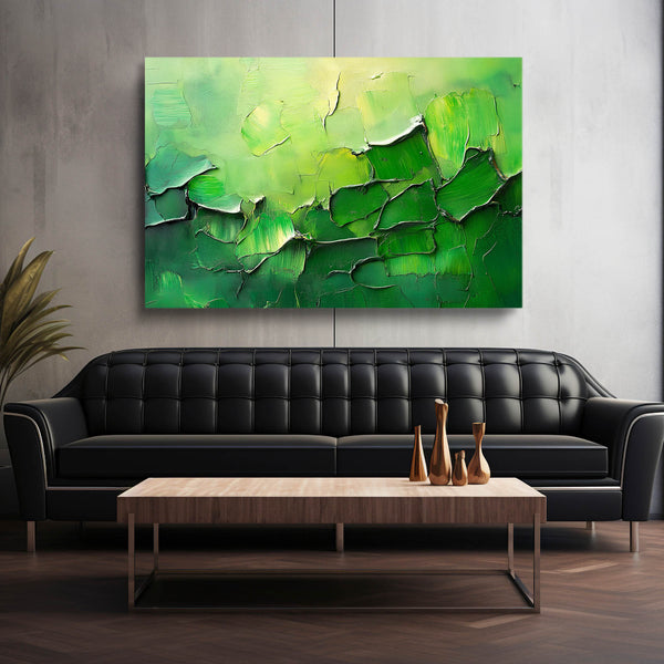 Green Tranquility Abstract Art | MusaArtGallery™