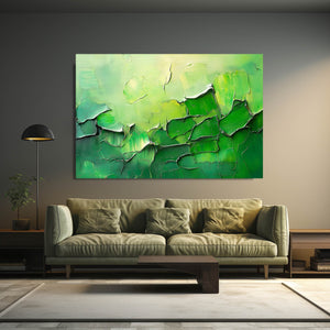 Green Tranquility Abstract Art | MusaArtGallery™